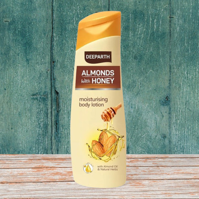 Deeparth Almond Honey Body Lotion | Long Lasting Moisture & Glow(100 ml)