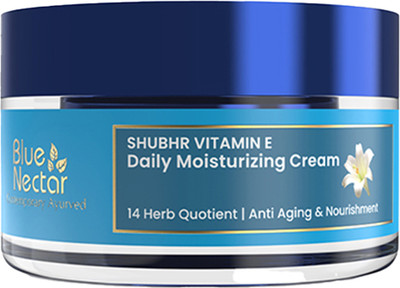 Blue Nectar Anti Aging Cream for Women for Wrinkles & Fine Lines with Natural Vitamin C & E(15 g)