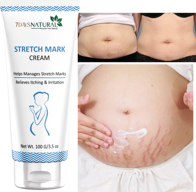 7 Days Body Toning Cream Scars/Stretch Mark/Ageing/Uneven Skin Tone/Firming/Nourishment(100 g)