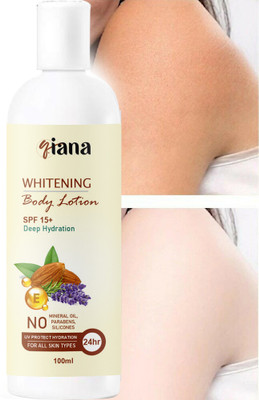 Qiana Body Lotion Nourishing Body Milk \\ with Almond Oil & Vitamin E QBl01(100 ml)