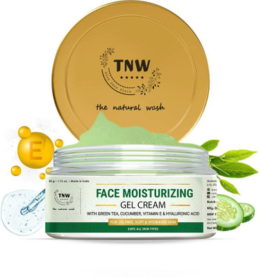 TNW - The Natural Wash Moisturizing Gel Cream With Vitamin E & Hyaluronic Acid(50 g)