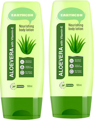 Earthcon Aloevera Nourishing Body Lotion For Women And Men(200 ml)