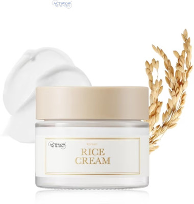 ACTIWOW Korean Rice Cream Dew Glow Skin Hydration(50 g)