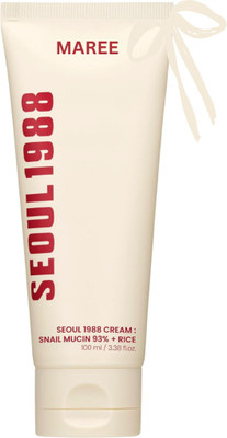 Maree SEOUL 1988 Snail Mucin + Rice Face Cream – Reduce Wrinkles & Restore Elasticity(100 ml)