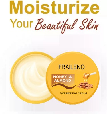 FRAILENO Honey and Almond Cold Cream for winter with Saffron(200 ml)