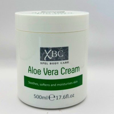 xbc Aloe Vera Body Cream for Women & Men with Dry Skin for All Seasons, Softens & Moisturises Skin 500 ml(500 ml)