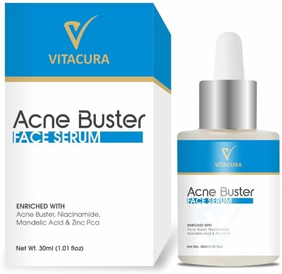 VITACURA Acne Buster Face Cream |Niacinamide Face Serum For Acne Marks & Acne Prone Skin(30 ml)