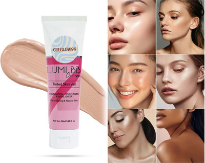 GULGLOW99 Moisturizing, Waterproof, Long-Lasting, Highlighter Foundation, Full Coverage(50 ml)