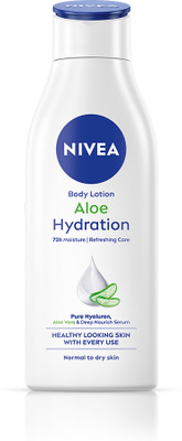 NIVEA Aloe Hydration, Lotion Moisturizer, with Hyaluronic acid Serum,Natural Aloe Vera(200 ml)