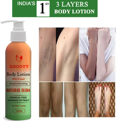 Groovy whitening spf 50pa+++ softness 3 Layers Body Lotion 100ml (100ml) Pack Of 1(100 ml)