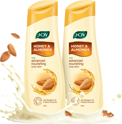 Joy Honey & Almonds Advanced Nourishing Body Lotion For Summers(600 ml)