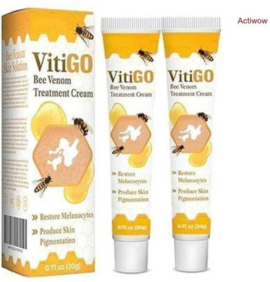 ACTIWOW Vitigo Bee Venom Cream with Herbal Glow(100 ml)