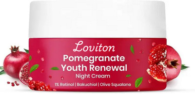 loviton Pomegranate Youth Renewal Night Cream with Retinol & Bakuchi(50 ml)