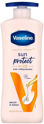 Vaseline Sun Protect SPF 30 Body Lotion Reduces Tan Lines, UVA + UVB PA+++ Sun Protection(600 ml)