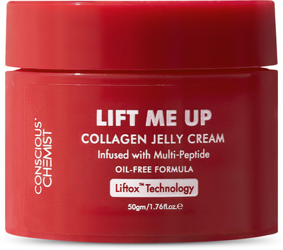 Conscious Chemist Collagen Jelly Face Cream with Niacinamide & Peptides for Firm, Youthful Skin(50 g)