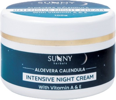 Sunny Herbals Aloevera Calendula Intensive Night Cream (Pack of 2)(100 g)