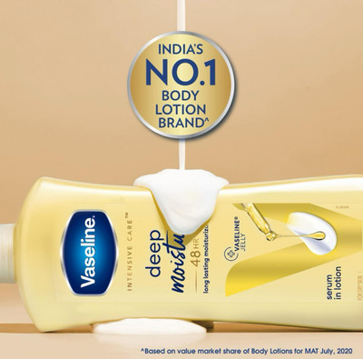 Vaseline Deep Moisturizing Body Lotion, 400ml - Enriched with Pure Oat Extract(400 ml)