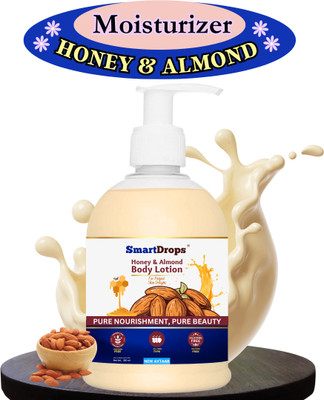 smartdrops Body Lotion with the Sweetness of Honey and the Nutty Richness of Almonds(250 ml)