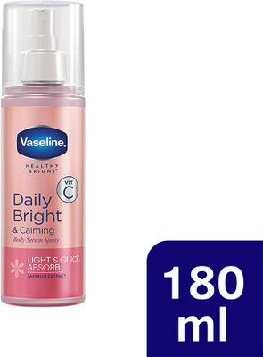 Vaseline Daily Bright & Calming Body Serum Spray  (180 Ml) For Rs. 199 @ 60 %
