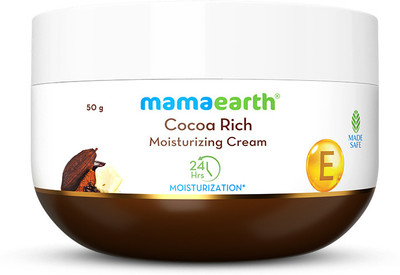 Mamaearth Cocoa Rich Moisturizing Cream with Cocoa Butter & Vit E for Deep Nourishment(50 g)
