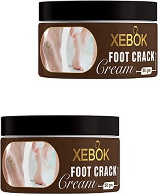 Xebok Foot Crack Cream Foot Crack Cream For Dry Cracked Heels & Feet (50gm) PACK OF 2(100 g)