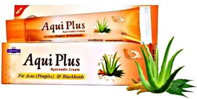 HAPDCO Aqui Plus Ayurvedic For Acne Pimple Blackheads Cream 25gm(25 g)