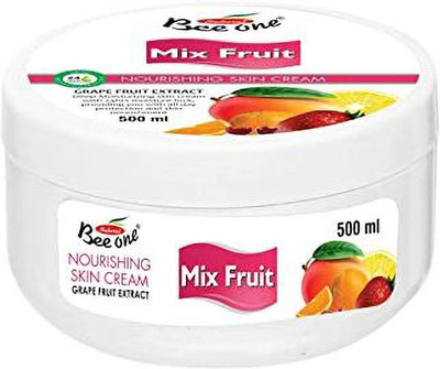BEE ONE MIX FRUIT MASSAGE CREAM 500 ML For Skin Brightening and Fairness Cream(500 ml)