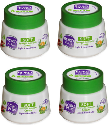 BOROPLUS SOFT Ayurvedic Anticeptic Cream (50ml X 4)(200 ml)