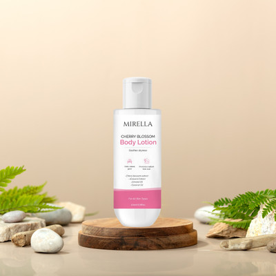 MIRELLA Cherry Blossom Body Lotion, Luxurious Moisturizer & Nourishing Botanicals(200 ml)