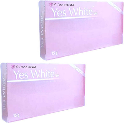 FLORENTHA YES+WHITE GEL FOR WHITEING & BRIGHTEING SKIN PACK OF- 15g x 2(30 g)