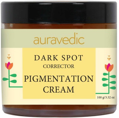 AURAVEDIC Dark Spot Pigmentation Removal Face Cream 100gm. Skin Whitening Cream with Almond oil(100 g)