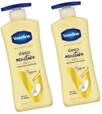 Vaseline Body lotion 400ml Each -Intensive Care Deep Moisture lotion ( set 2)(800 ml)