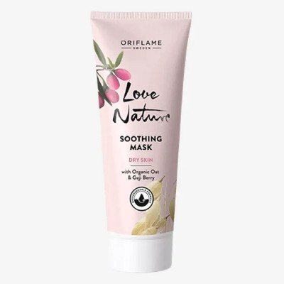 Oriflame Sweden LOVE NATURE SOOTHING MASK FOR DRY SKIN(75 ml)