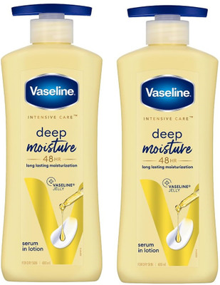 Vaseline Deep Moisture Lotion (400ml X 2)(800 ml)