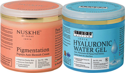 Nuskhe By Paras AM PM Pigmentation Combo | Hyaluronic Gel | Pigmentation Combo |100 ML Each(200 ml)
