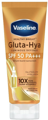 Vaseline Gluta-Hya Antioxidant SPF 50 PA+++ Sunscreen for Face & Body(40 ml)