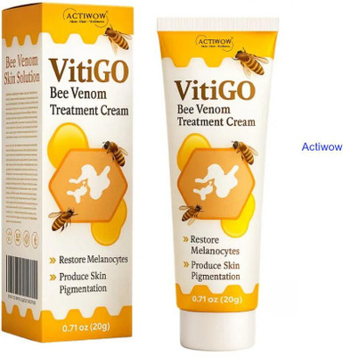ACTIWOW VitiGo Bee Venom Whitening Cream for Neck & Chin Area A01 ST01(50 g)