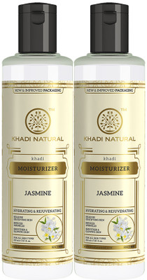 KHADI NATURAL Pure Jasmine Moisturizer(Pack of 2) (2 x 210 ml)(420 ml)