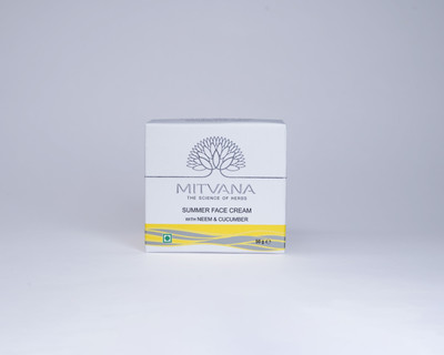 Mitvana SUMMER FACE CREAM with NEEM & CUCUMBER 50GMS(50 g)