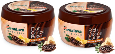 HIMALAYA Rich Cocoa Butter Body Cream 200ml (Pack of 2) | Intensely Moisturizes(400 ml)