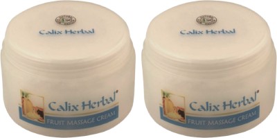 calix Herbal Organic & Ayurvedic Fruit Massage Cream Pack-2(100 g)