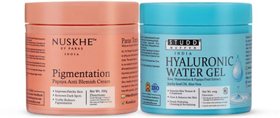 Nuskhe By Paras AM PM Pigmentation Combo | Hyaluronic Gel | Pigmentation Combo |100 ML Each(200 ml)