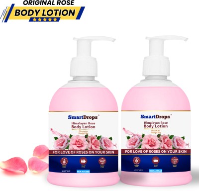 smartdrops Rose Moisturizing Body Lotion For All Skin Types(500 ml)