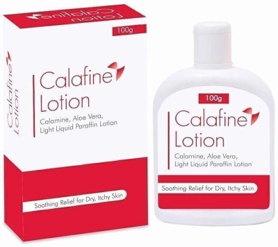 colors life sciences Calafine Aloe Vera Body Lotion Moisturizer Lotion For Dry Skin, Reduces Sun Burn(100 g)