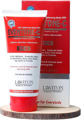 loviton Eventone C Body Milk with L Glutathione Vitamin C and SPF 45 Cream(50 ml)