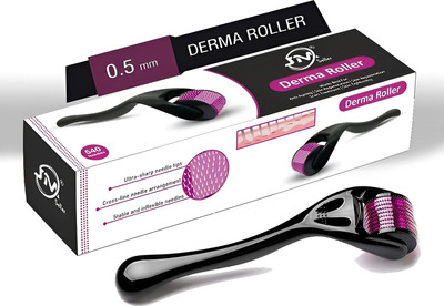 BLOOM YOU Advanced Skin Renewal Derma Roller – 540 Titanium Needles(1 ml)