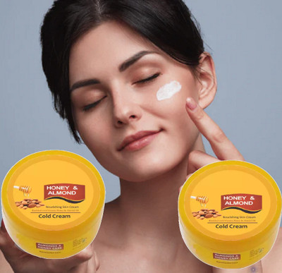 KA-KAIASHA PACK OF-2 Best For All Day Use Honey & Almonds Deep Nourishing Moisturiser(400 g)