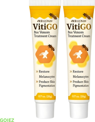GOIEZ Vitiligo Bee Venom Cream For Smooth Face And Spot Removal – Pack Of 2(100 g)