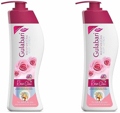 Dabur GULABARI BODY LOTION MOISTURZING 200ML*2(400 ml)