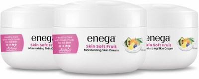 enega Skin Soft Fruit moisturizing Skin Cream for All Skin Type - 50ml(Pack of 3)(150 ml)